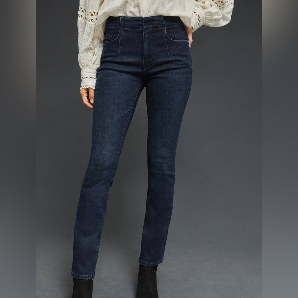 Pilcro High Rise Skinny Corset Jeans Dark Wash Size 32